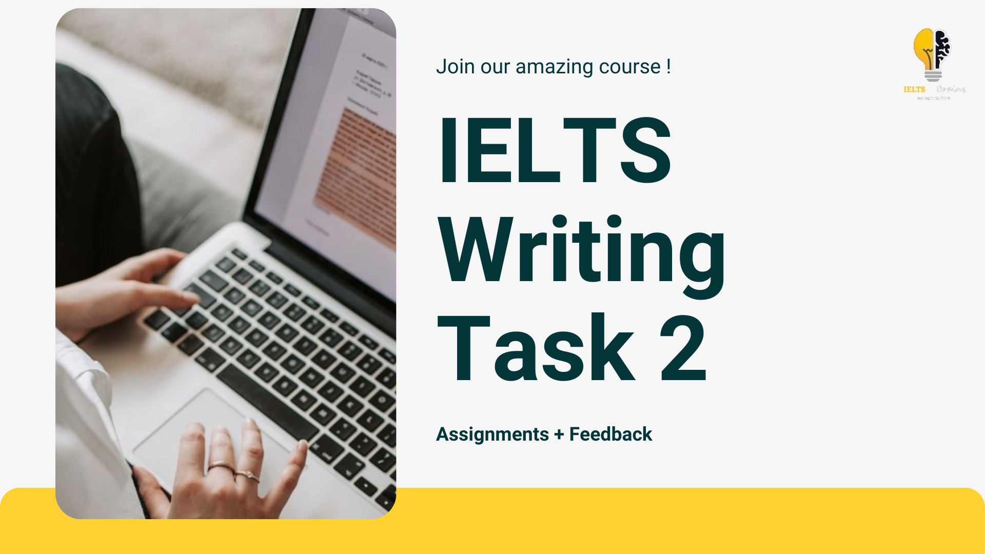 IELTS Writing Task 2 course at IELTSBrains Institute