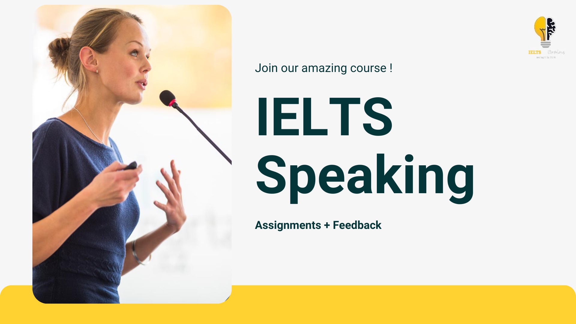 IELTS Speaking Course at IELTSBrains Institute