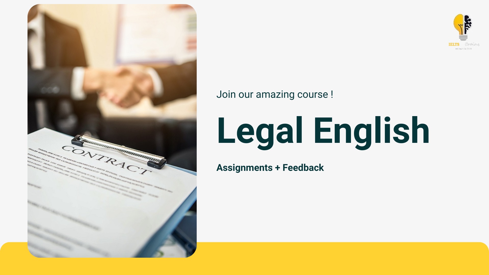 Legal English Course at IELTSBrains Institute