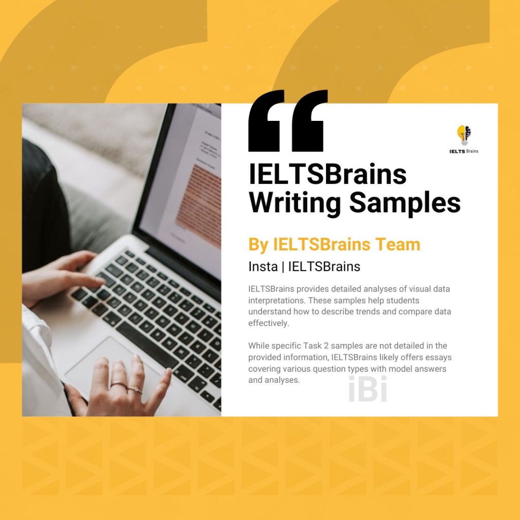 IELTS Brains - Writing Samples