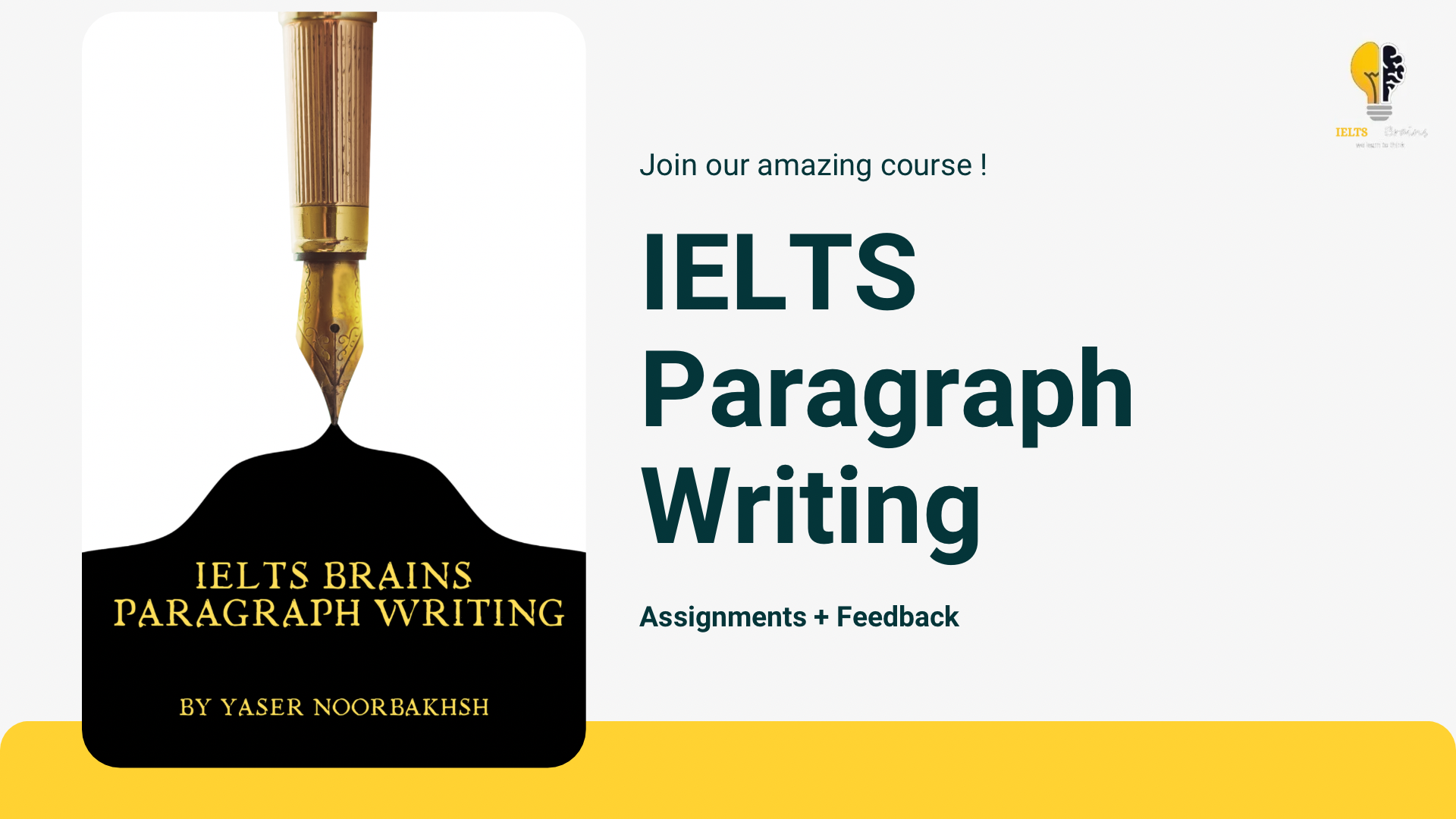 IELTS Paragraph Writing course at IELTSBrains Institute